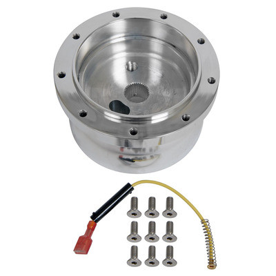 Lecarra B-26400 Steering Wheel Adapter Kit in Polished Billet Aluminum for a Sleek Look and Durable Performance