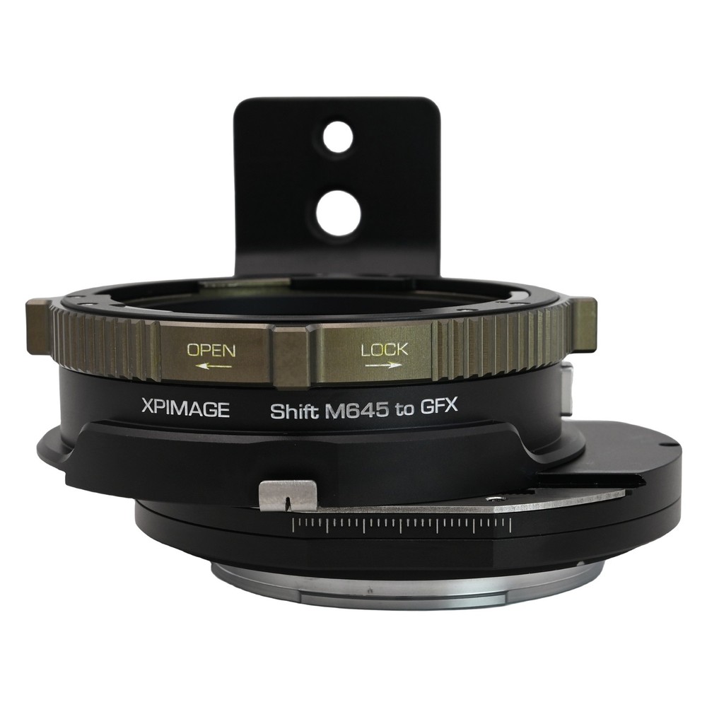 XPIMAGE Shift Lens Mount Adapter Ring for Mamiya 645 Lens to Fujifilm GFX Camera
