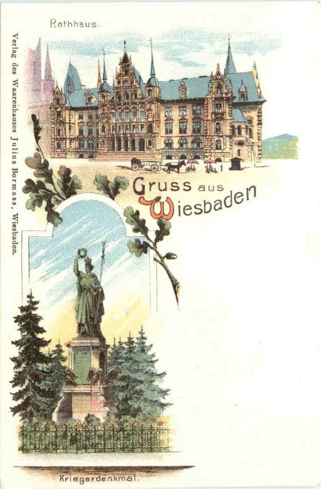 Greetings from Wiesbaden - Litho -722582