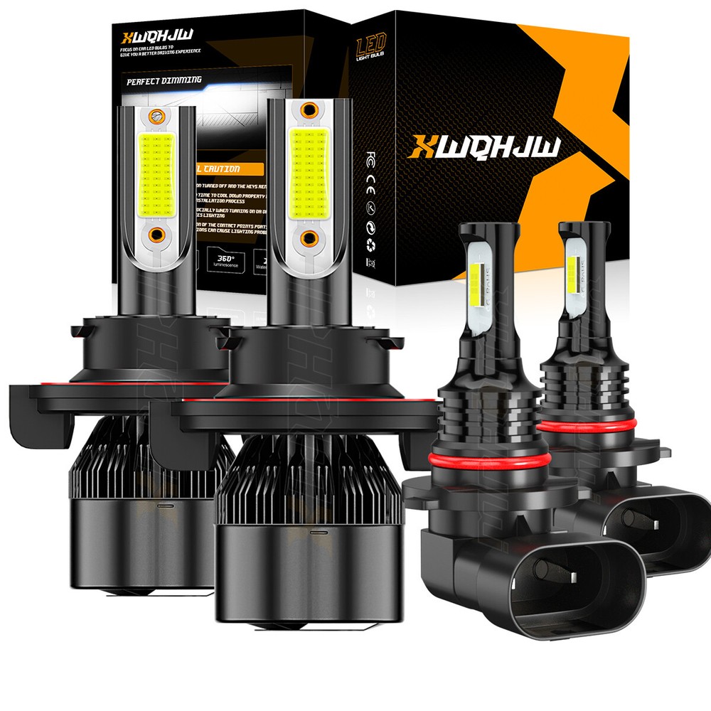 2007-2012 Dodge Caliber 6000K LED Headlight Hi Lo and Fog Light Bulbs Kit