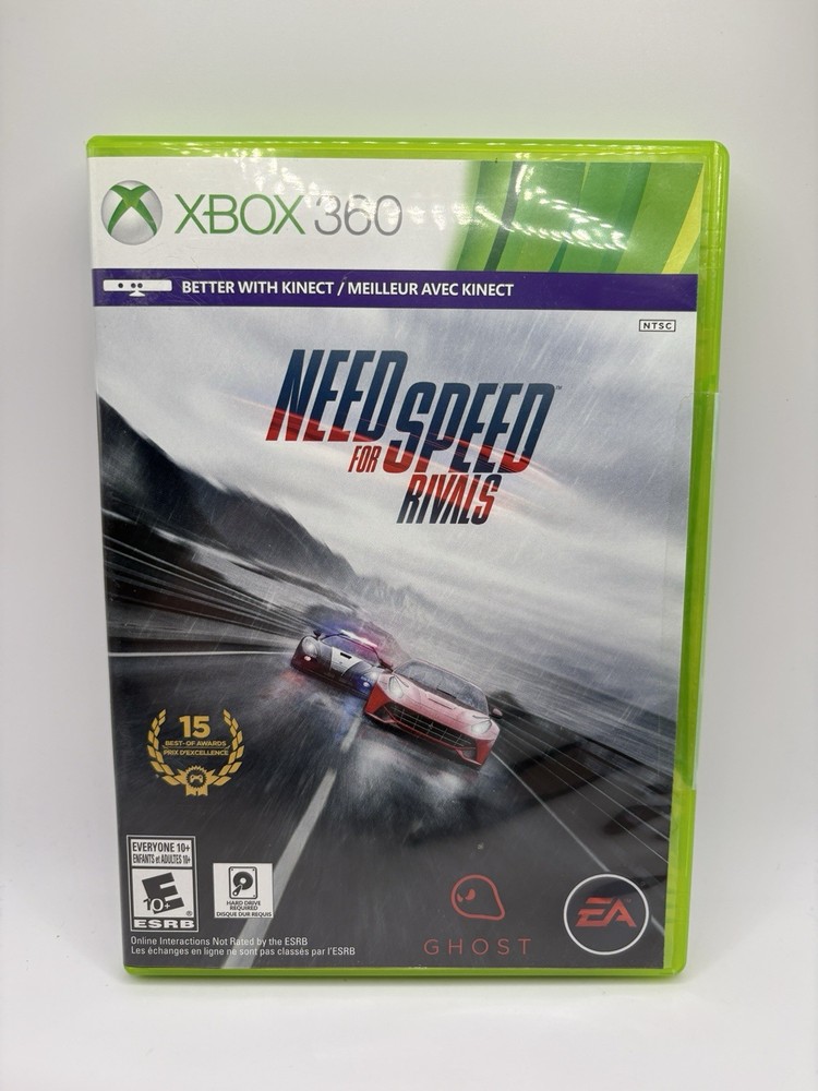 Need for Speed Rivals Microsoft Xbox 360 Complete In Box CIB W/ Manual