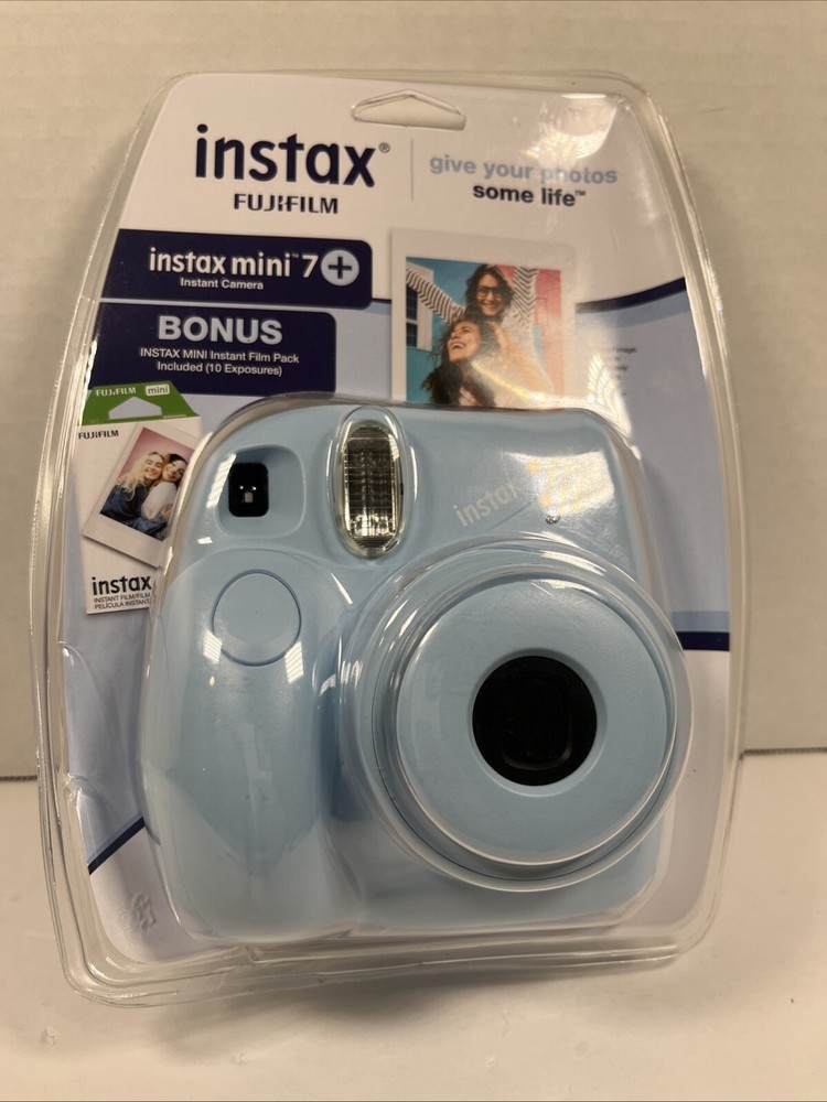 Fujifilm Instax Mini 7+ Instant Camera with 10-Pack Mini Film
