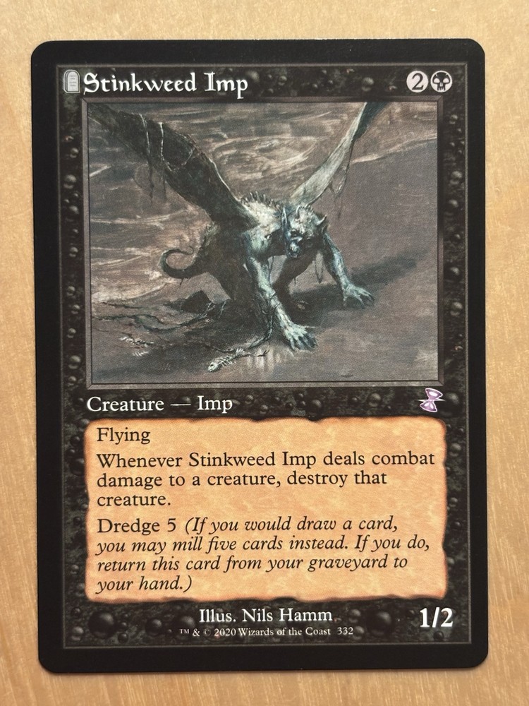 MTG Magic the Gathering Stinkweed Imp Retro Frame Time Spiral Remastered NM