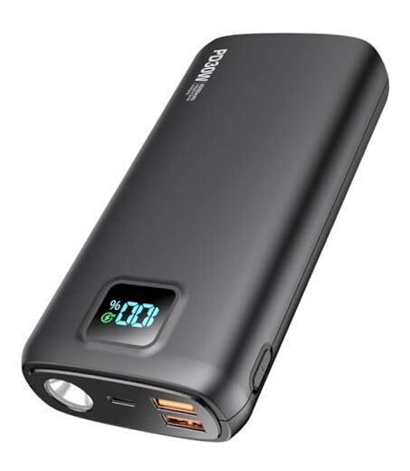 Portable-Charger-Power-Bank - 40000mAh Power Bank PD 30W and QC Carbon Black