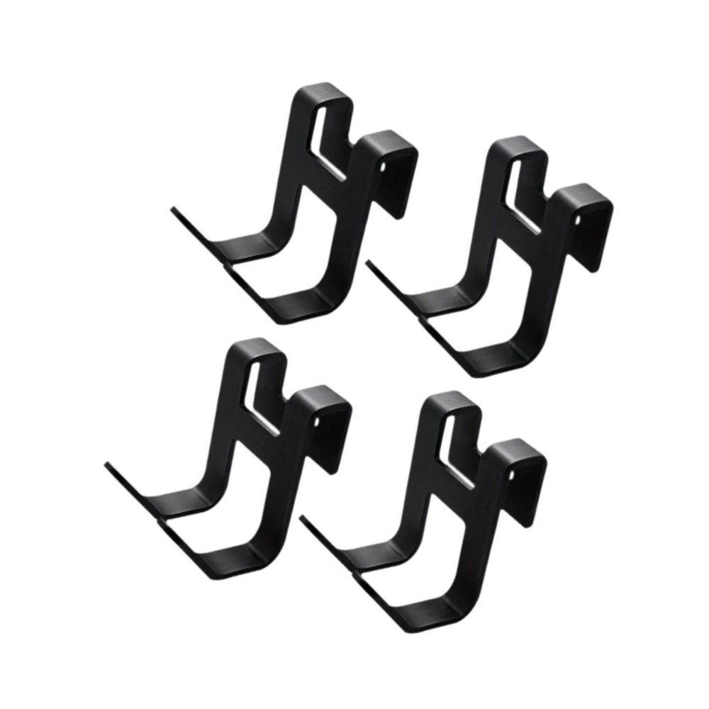 4 Pieces over The Door Hooks Iron Hanger Hooks for Home Living Room Bathroom