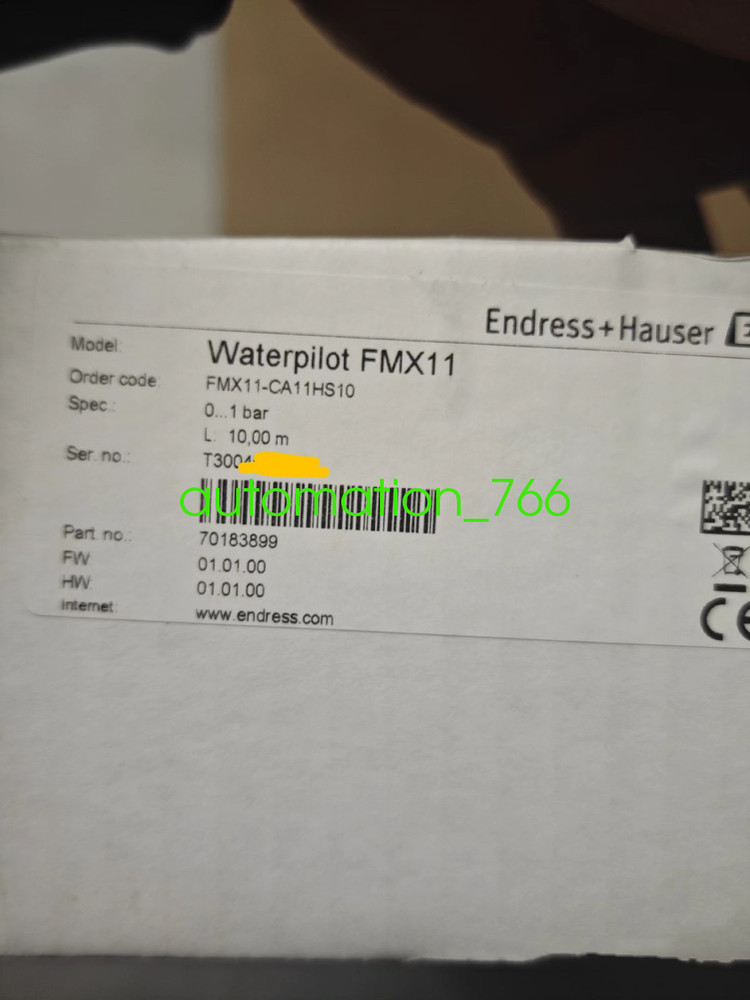 1PC Brand New Endress+Hauser FMX11-CA11HS10 Plug-in Conductivity Electrode