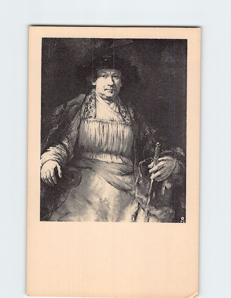 Postcard Rembrandt's Self-Portrait