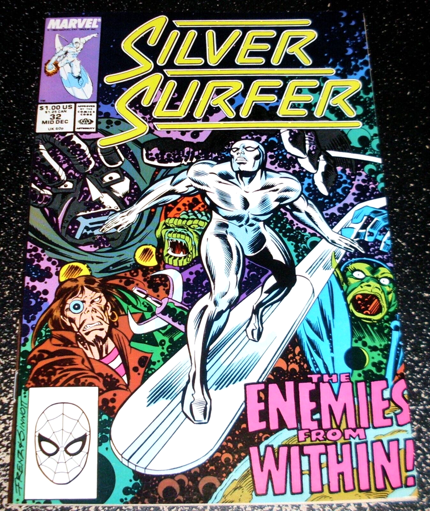Silver Surfer 32 (7.5) 1st Print Marvel Comics 1989 - Flat Rate Shipping