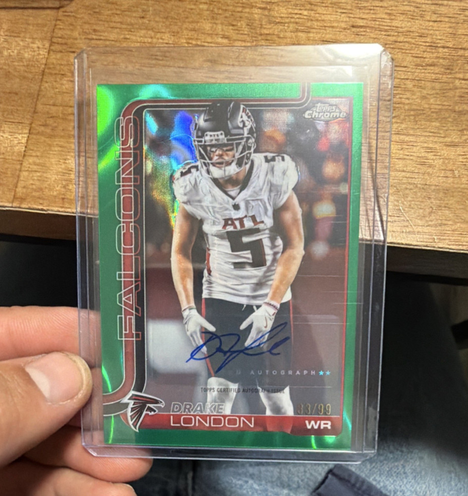 Panini Obsidian Base Set Drake London Atlanta Falcons #8 Football 2024
