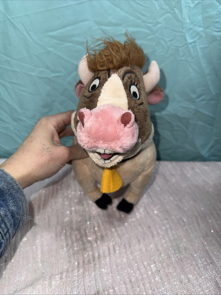 Vintage Applause Disney Home on the Range MAGGIE PLUSH Cow Stuffed Animal