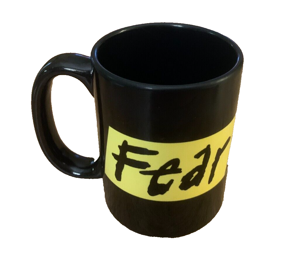 Coffee Mug Cup FEAR FACTOR TM 2003 NBC Television TV Competition Show