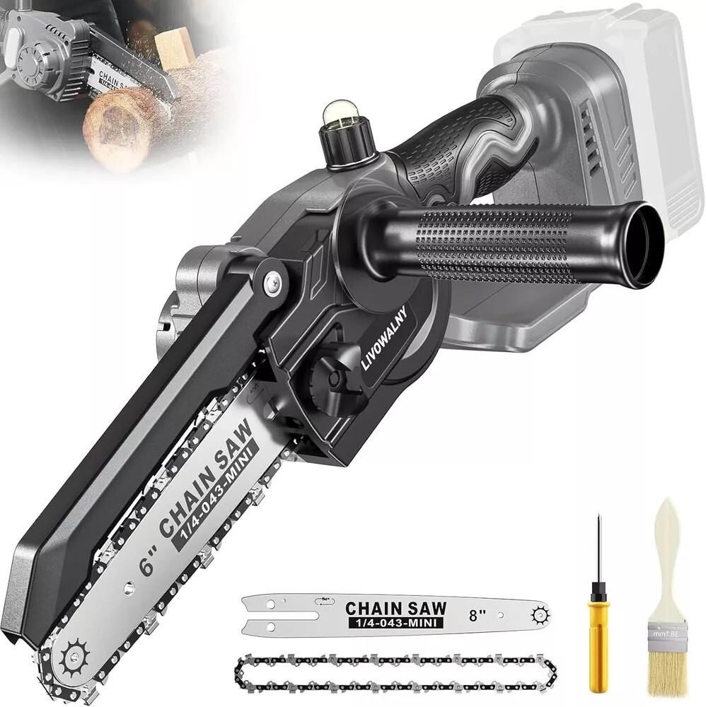 DeWalt 20V Mini Chainsaw 6-8 Inch Cordless Electric 2-in-1