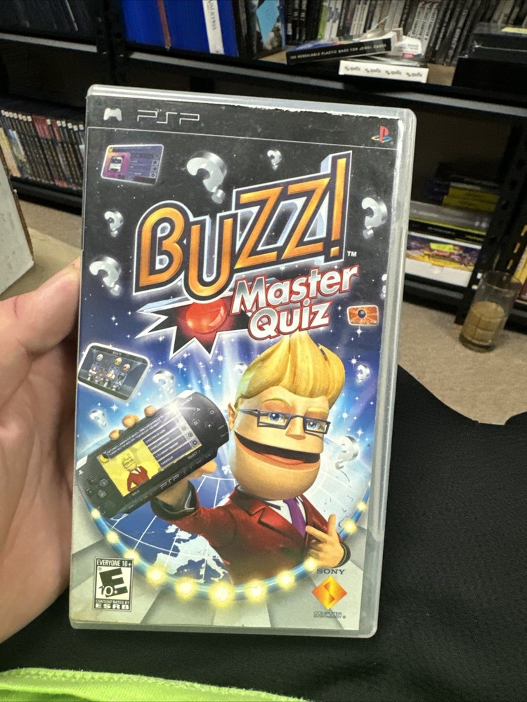 Buzz Master Quiz (Sony PSP, 2008) Tested CIb