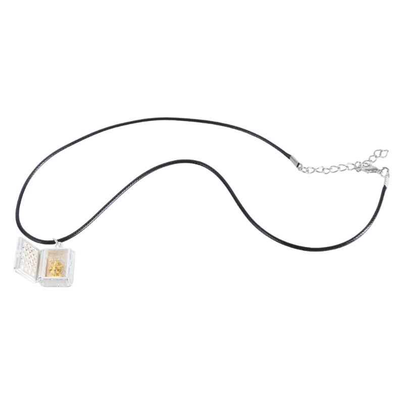 Buddhist Amulet Holder Necklace Adjustable Length Neckchain Unisex Accessory