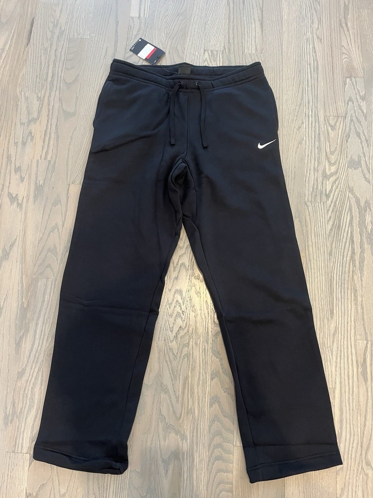 NIKE CLUB FLEECE SWEATPANTS BLACK835590-010 LARGE