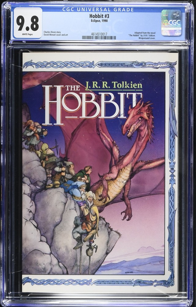 Hobbit 3 CGC 9.8  Adapted from the novel The Hobbit by J.R.R. Tolkien.