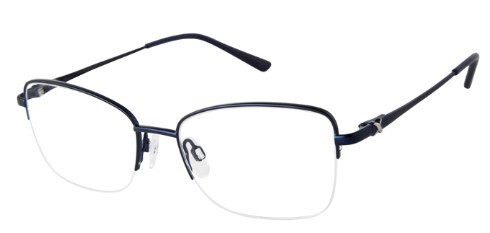 Aristar 18445 Eyeglasses Women's Semi Rim Oval Shape