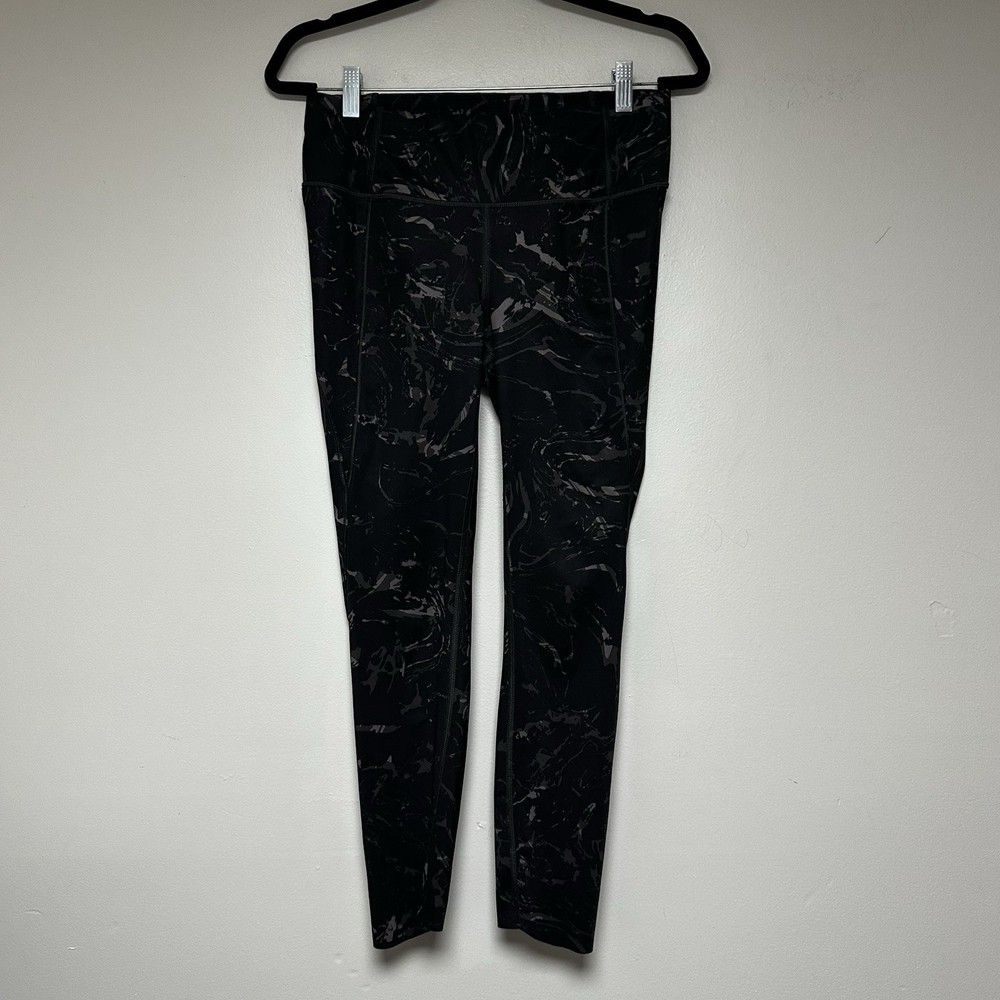 Athleta Black And White Ankle Leggings Women’s Size Small