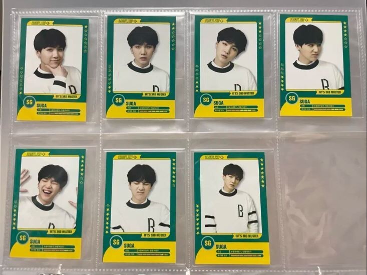 BTS 3rd Muster Seoul ARMY Zip Suga Yoongi Photo Card Set Official