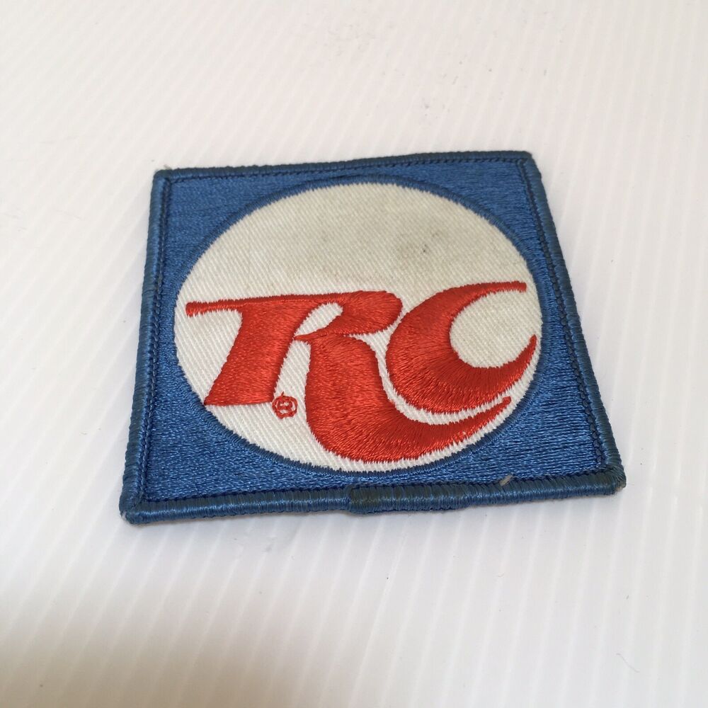 Vintage RC Cola Logo Patch Royal Crown Soda Pop Iron On 3”