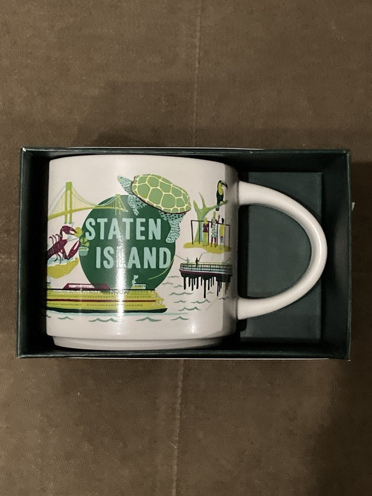 Starbucks NYC Boroughs Series Staten Island Coffee Mug Discovery