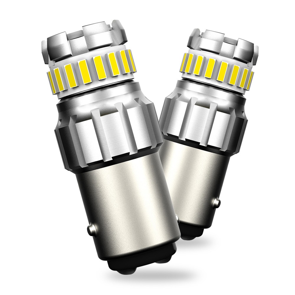 2x 1157 LED Reverse Backup Light Bulbs 6500K Super White Anti Hyper Flash M