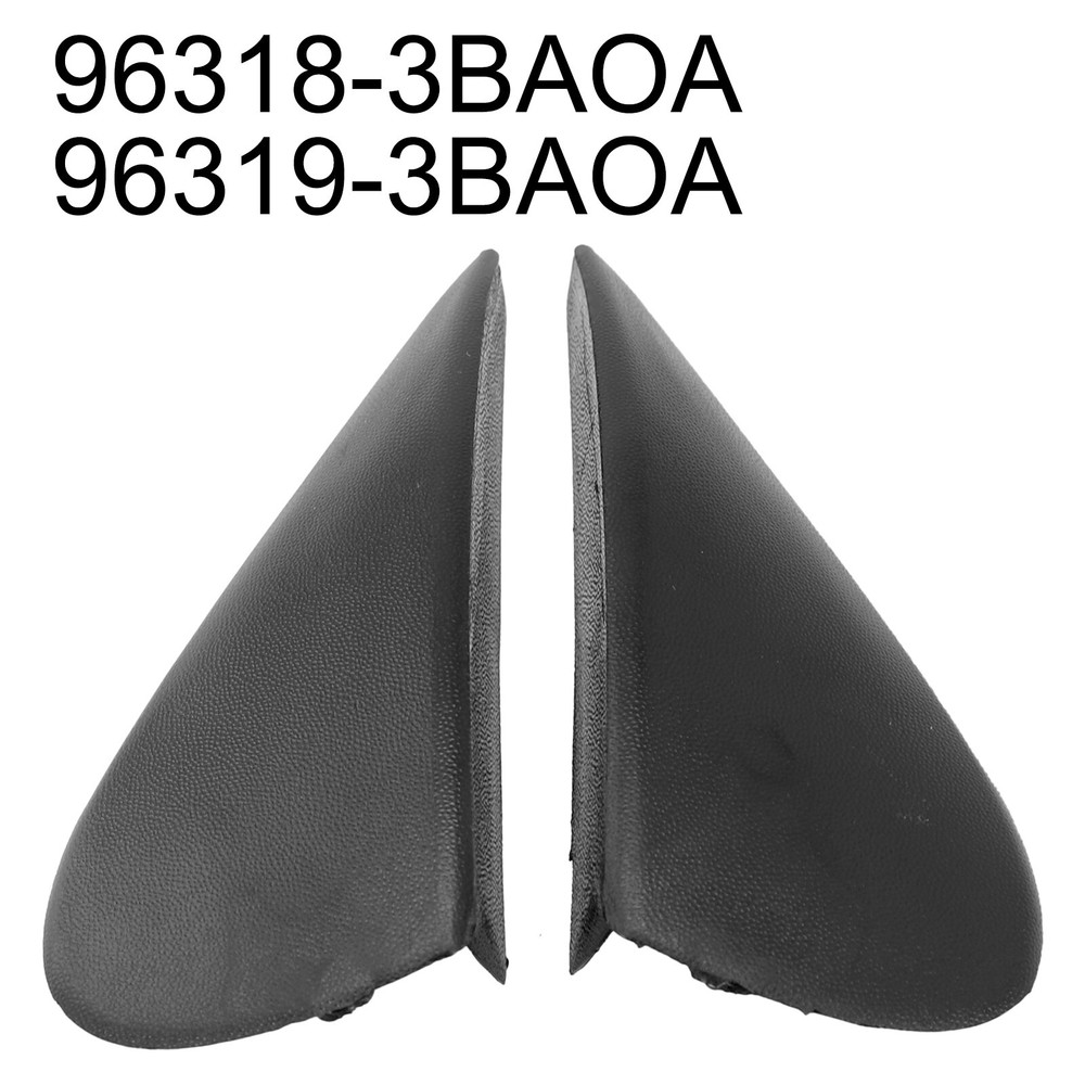 Pair Car Side Mirror Corner Triangle-Cover Trim For Nissan Versa 2012-19