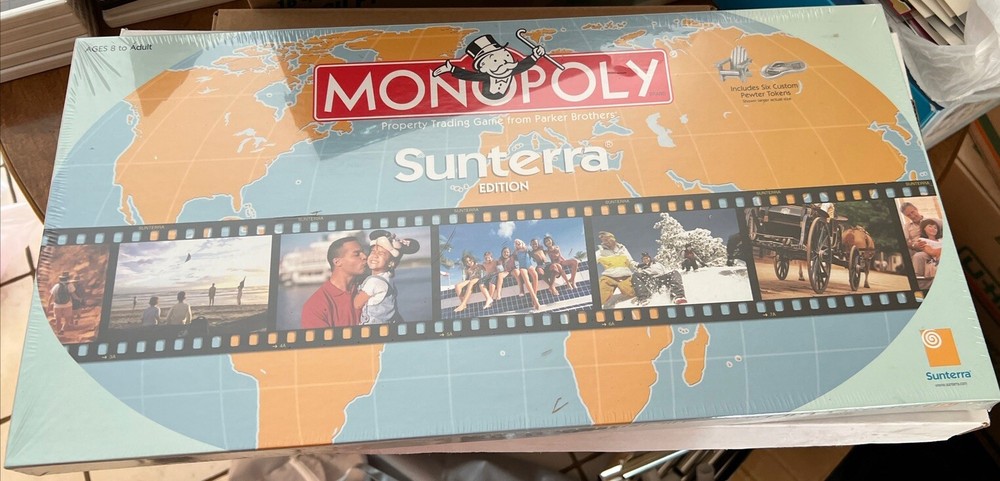 Vintage Monopoly Sunterra Edition Sealed Board Game by Hasbro USAopoly
