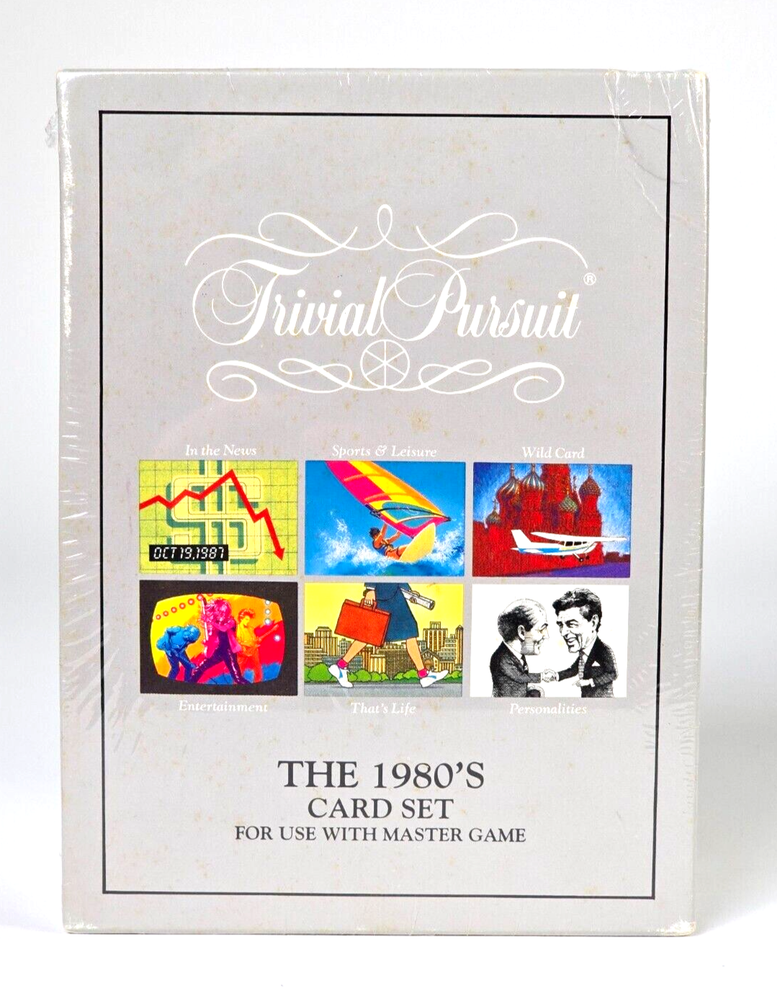 Trivial Pursuit The 1980's Card Set Expansion for use with Master Game