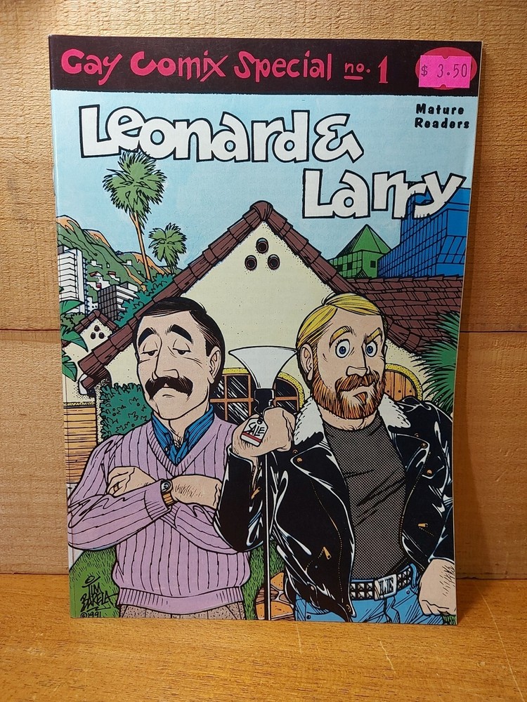 Gay Comix Special No 1 Leonard Larry Underground 1992 LGBTQ Adults Only C1