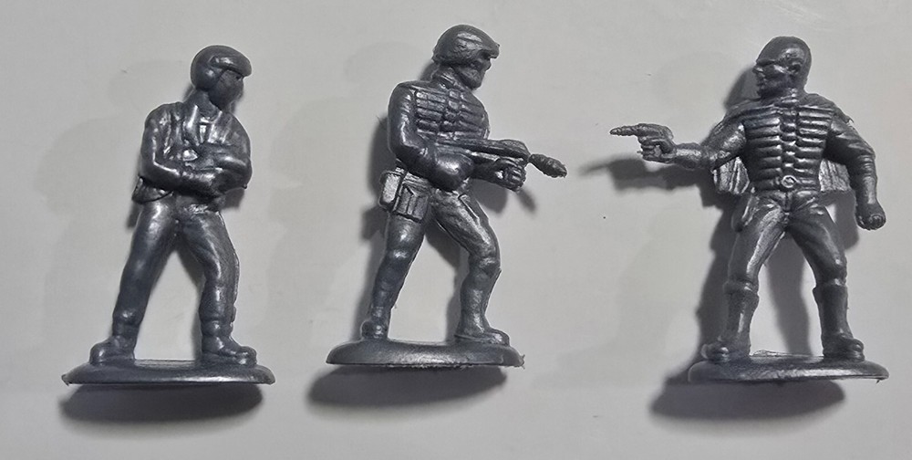 vintage 1977 Matchbox Adventure 2000 figures lot of 3