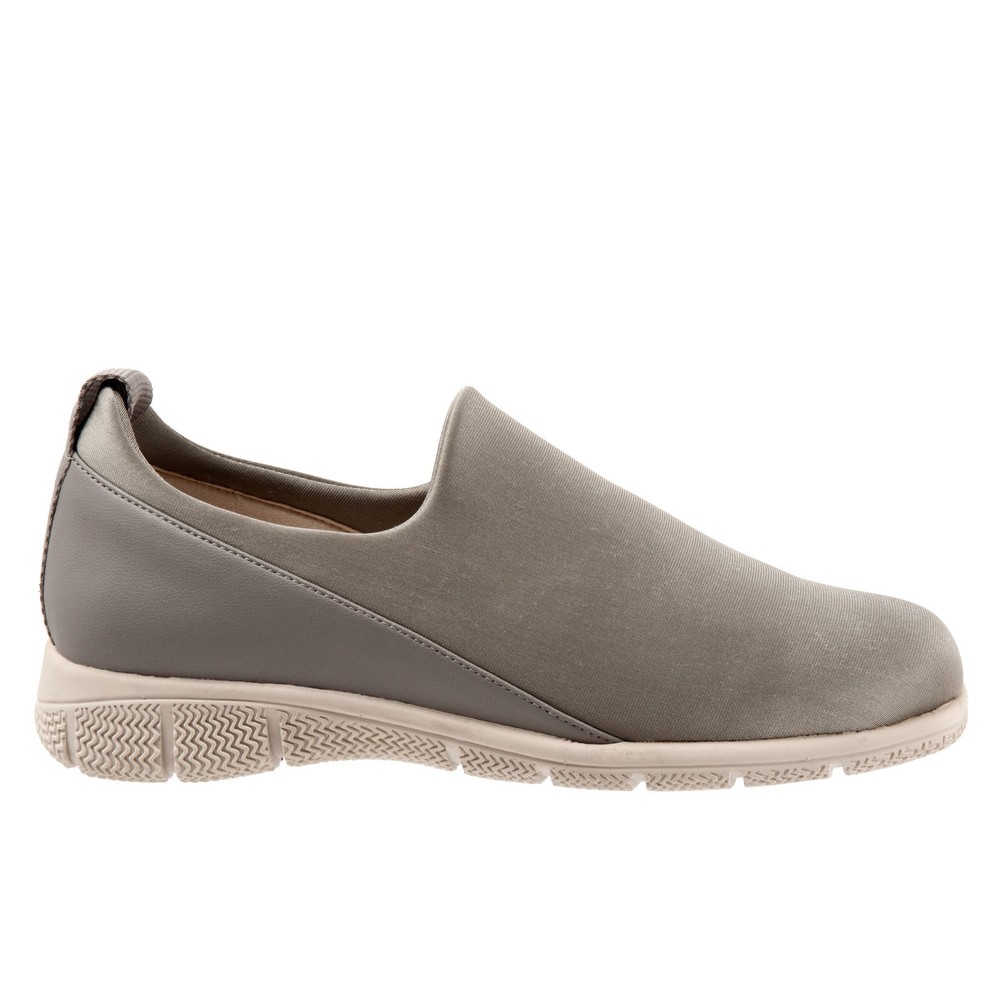 Trotters Ultima T2257-312 Womens Gray Leather Lifestyle Sneakers Shoes 5