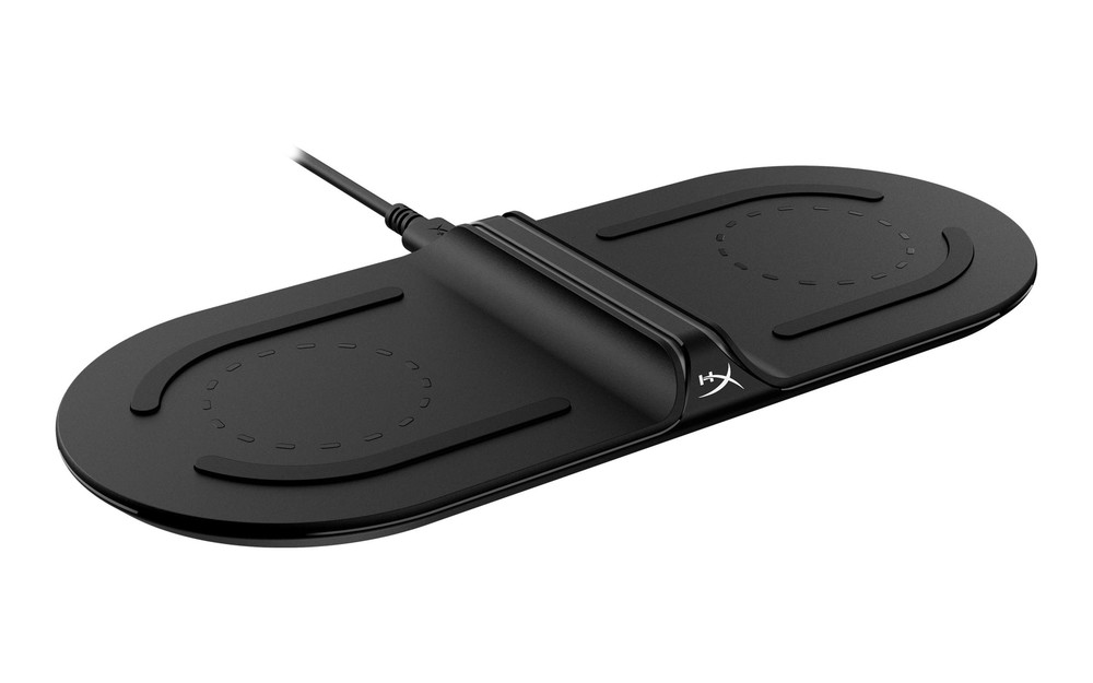 Qi-Certified Chargeplay Base with Dual Wireless Charging Pads