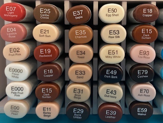 COPIC Sketch Dual Tip Markers E Series Colors New Tested Before Shipping