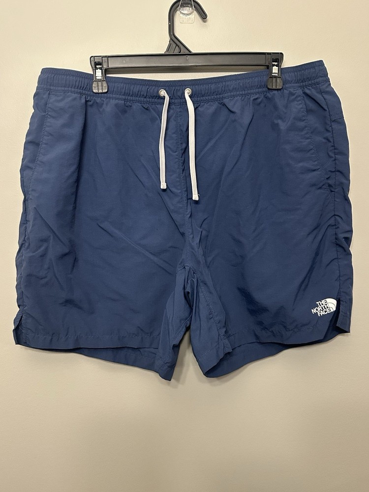 The North Face Mens  Shorts Blue Elastic Waist Size XL