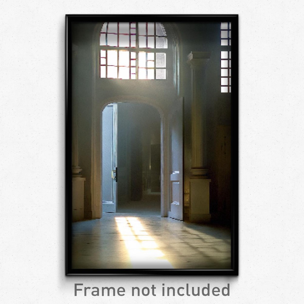 Pixel Art Poster - Smooth Rectory (8 Bit Psychedelic Trippy Video Game Print)