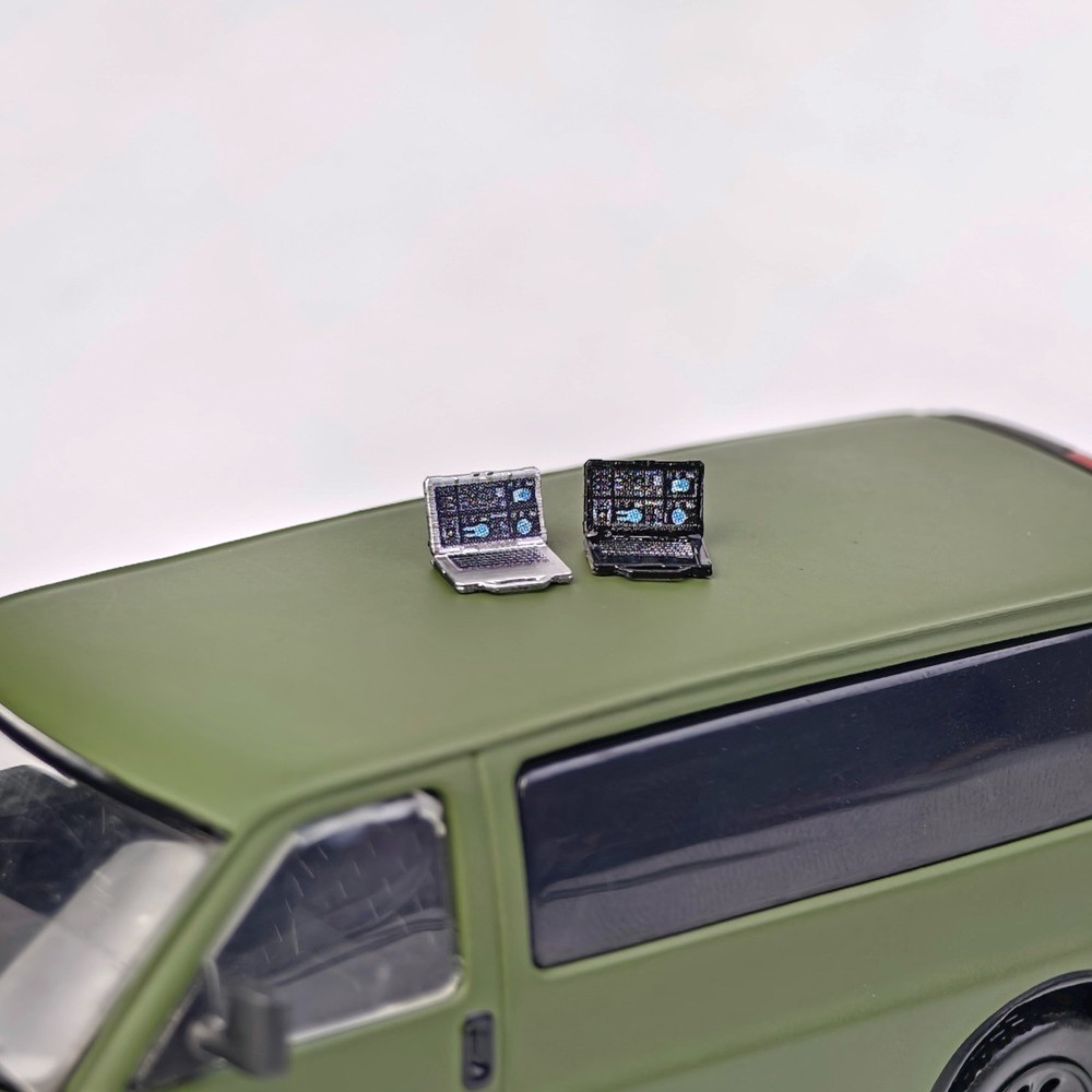 Diorama 1/64 Gimbal Model Loudspeaker Antenna Car Tuning Garage Scene Prop Model