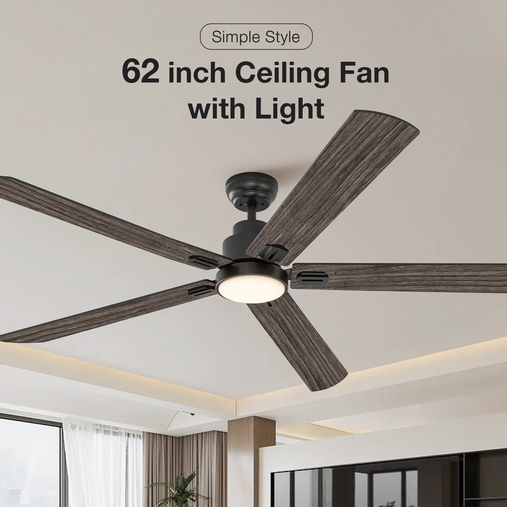 62inch Ceiling Fan With Light and Remote Control