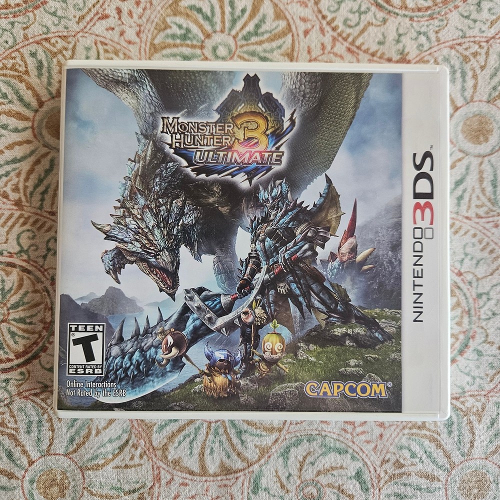 Monster Hunter 3 Ultimate CIB (Nintendo 3DS, 2013) With Booklet
