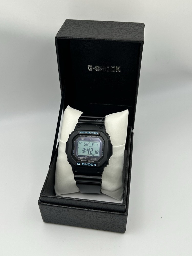 Casio G-Shock GW-M5610BA-1JF BLACKxBLUE Series Tough Solar Fast Shipping