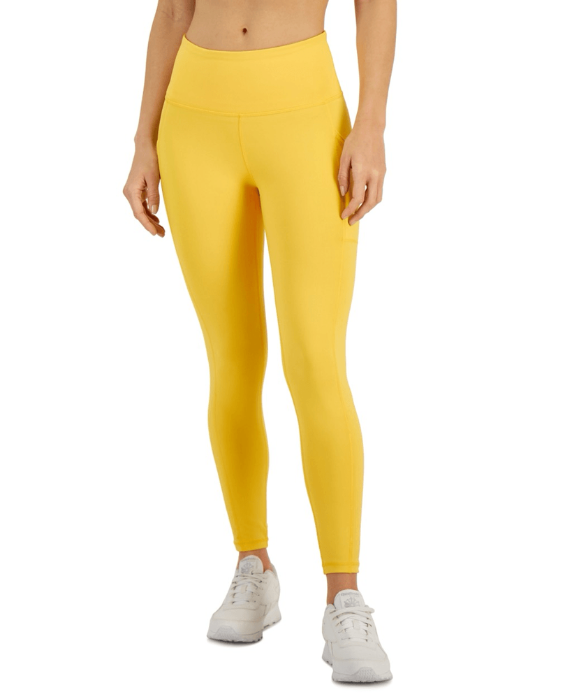 ID Ideology Women's High-Waist Compression 7/8 Leggings with Side Pockets - Choose Your Size