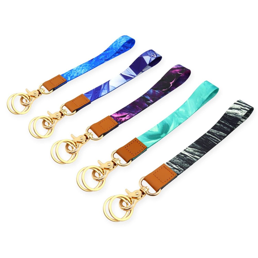 Wrist Lanyard Strap for Keys, 5 Packs Key Lanyards for Women and Men, Wrist S...