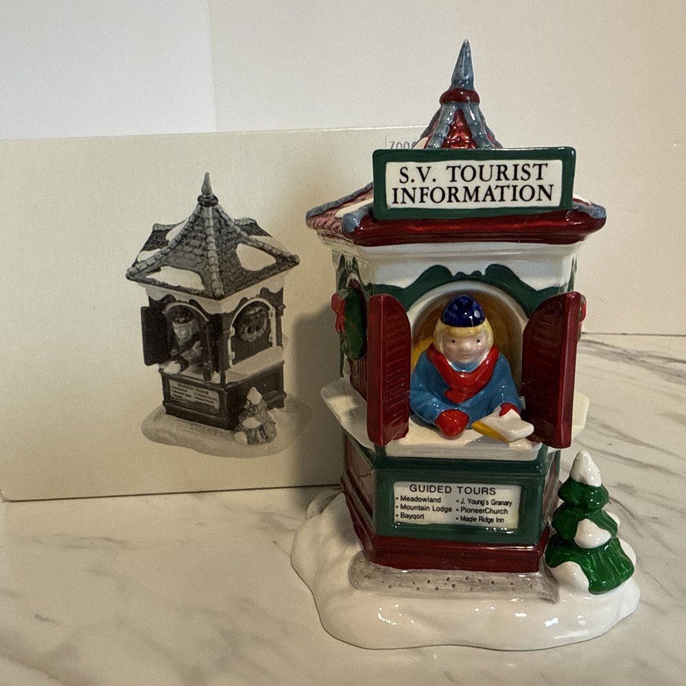 Dept 56 Snow Village Tour the Village Accessory 54526 with Box Excellent Condition