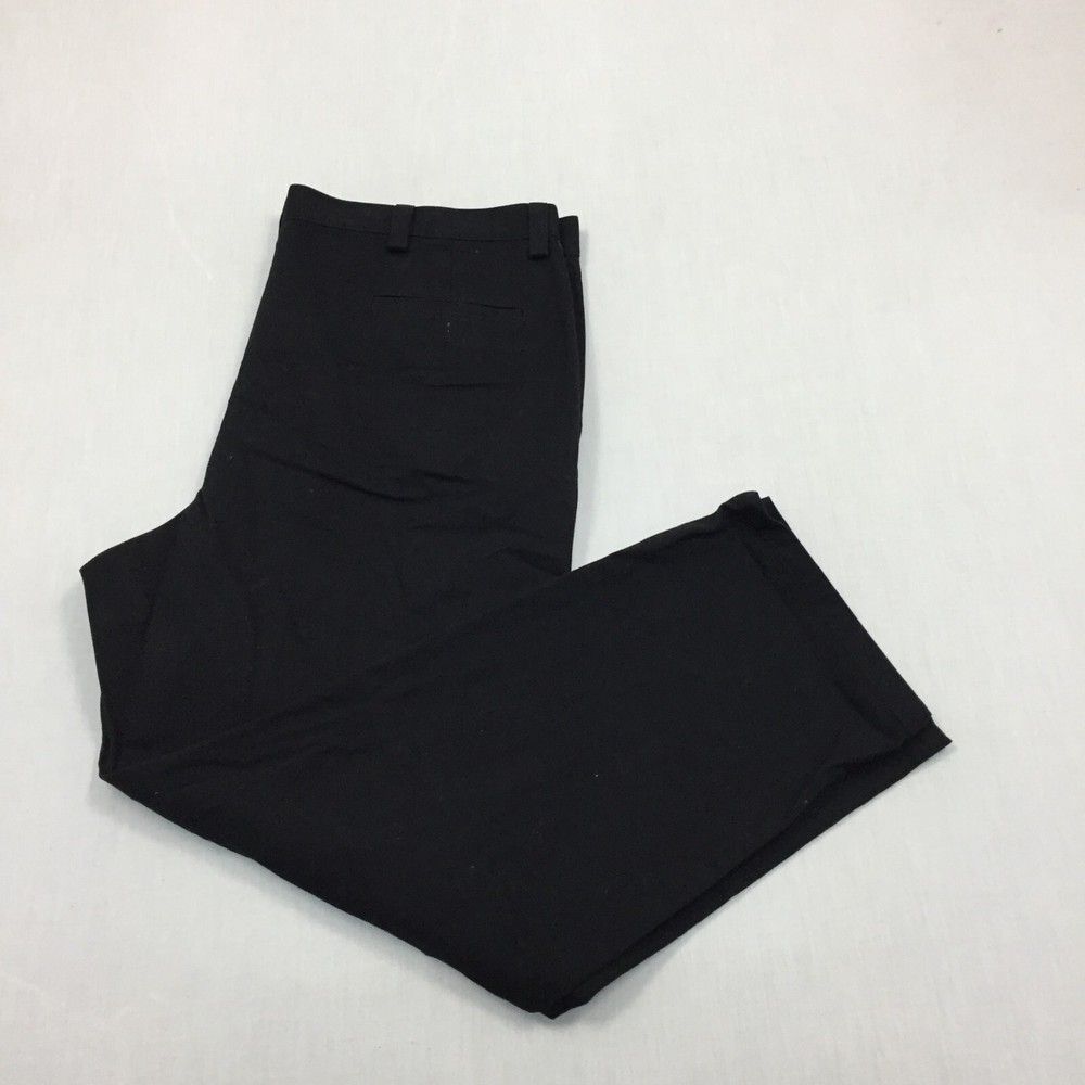 Dockers Chino Trousers Cotton Pants Relaxed Fit Mens Size 40W 30L Black