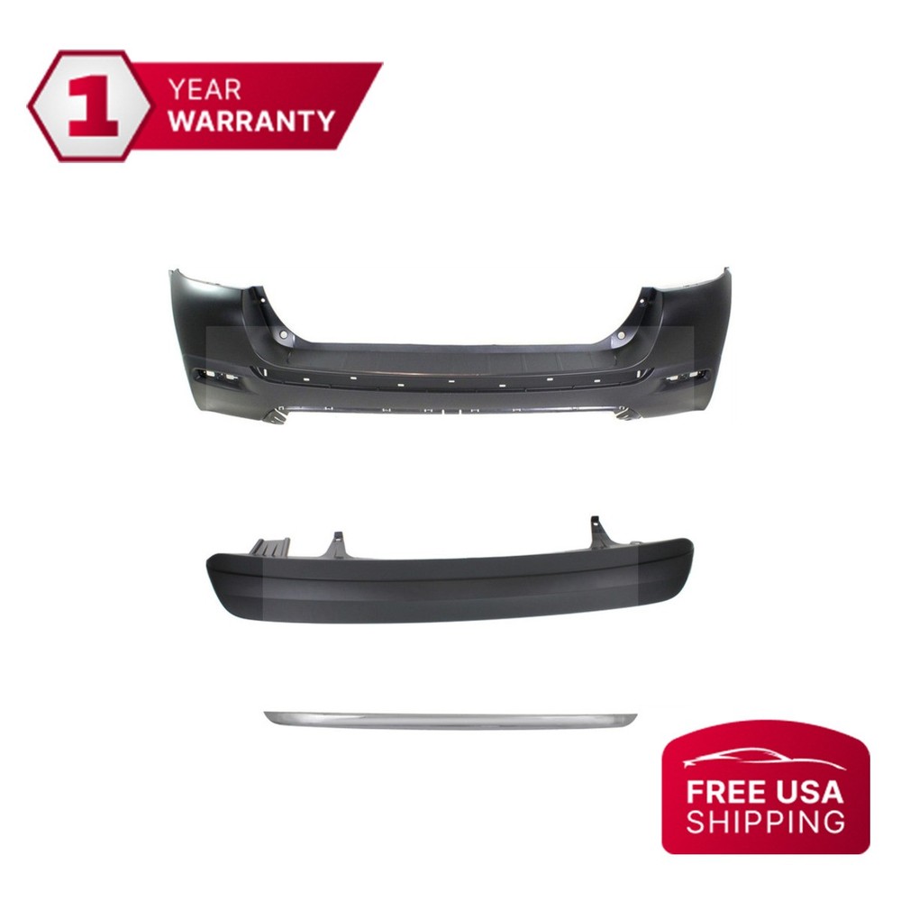 2011-2013 Toyota Highlander Bumper Cover with Trims & Valance