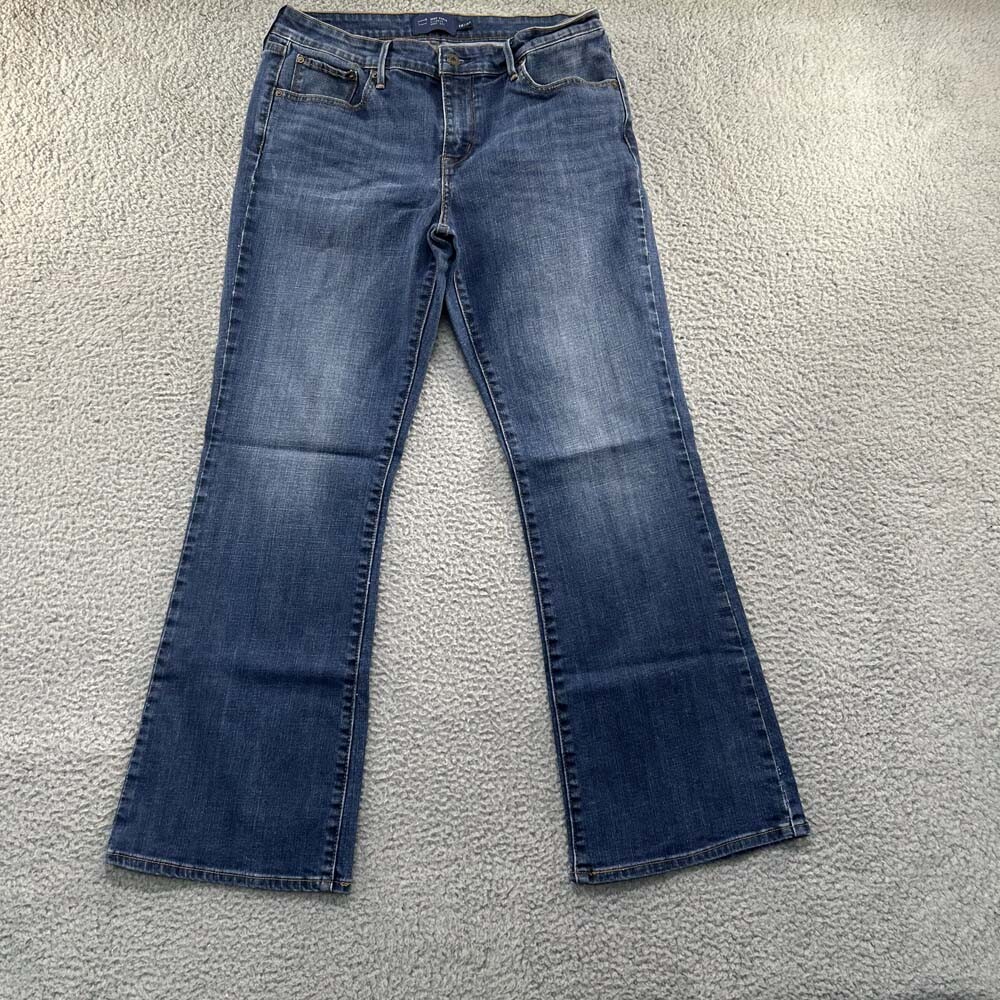 Levis Demi Curve Boot Cut Jeans Womens 12 (30X29) Western Cowgirl Classic Clean