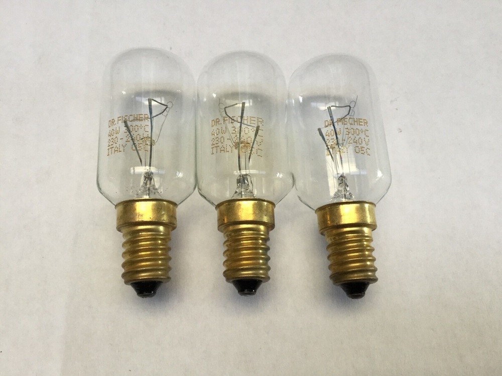 3 x AEG Competence Oven Lamp Light Bulb Globe B3741-5-M 944185461