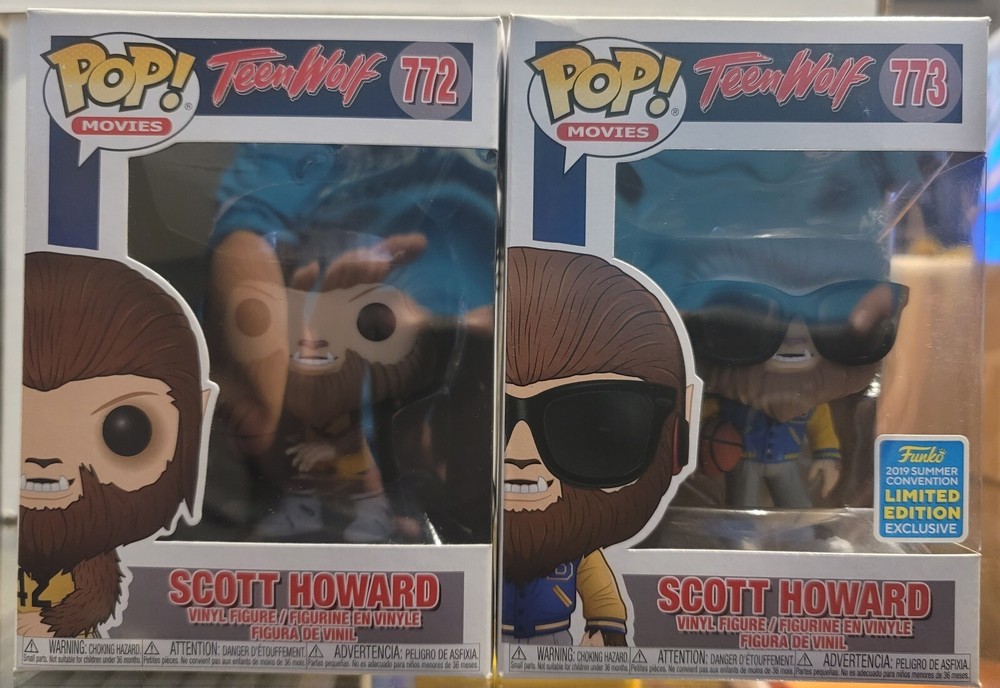 Funko Pop! Teen Wolf Set of 2 - 772 Scott Howard & 773 SDCC 2019 Exclusive!