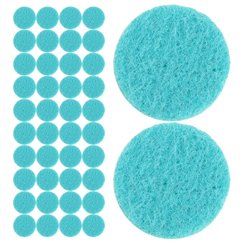100pcs DIY Aromatherapy Diffuser Pads Round Cotton for 25MM Essential Oils