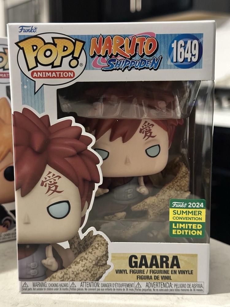 Funko Pop! Naruto Shippuden Gaara #1649 SDCC Summer Convention 2024 w/Protector